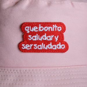 Bucket Hat Rosado Pastel