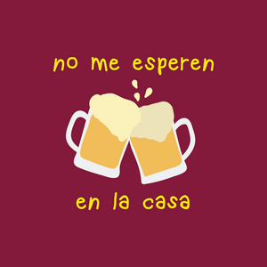 Sticker No me esperen en la casa