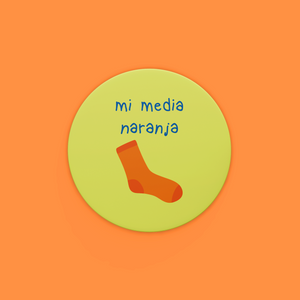 Sticker Mi media naranja