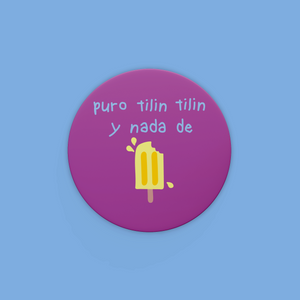 Sticker Puro tilín tilín y nada de paleta