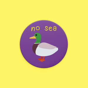 Sticker No sea pato