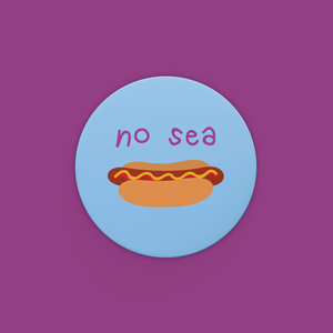 Sticker No sea perro