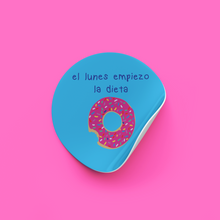 Cargar imagen en el visor de la galería, Sticker El lunes empiezo la dieta