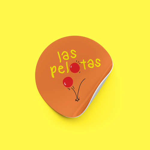 Sticker Las pelotas