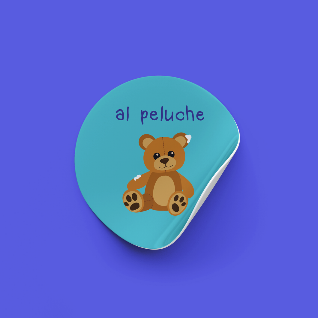 Sticker Al peluche