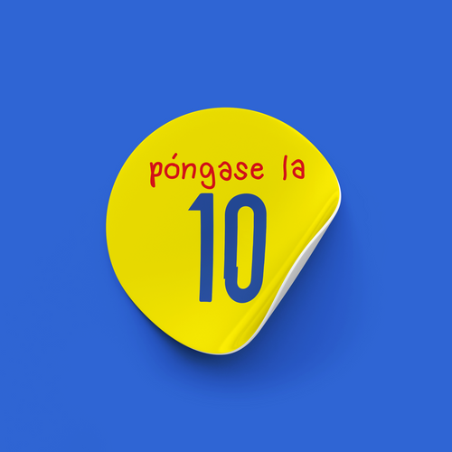 Sticker Póngase la 10