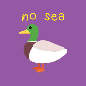 Sticker No sea pato